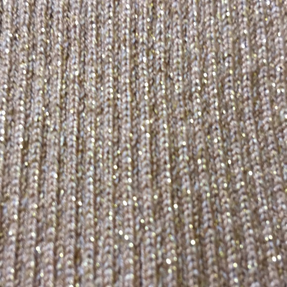 INC Gold Knit V Neck Sweater Size L - Picture 4 of 7